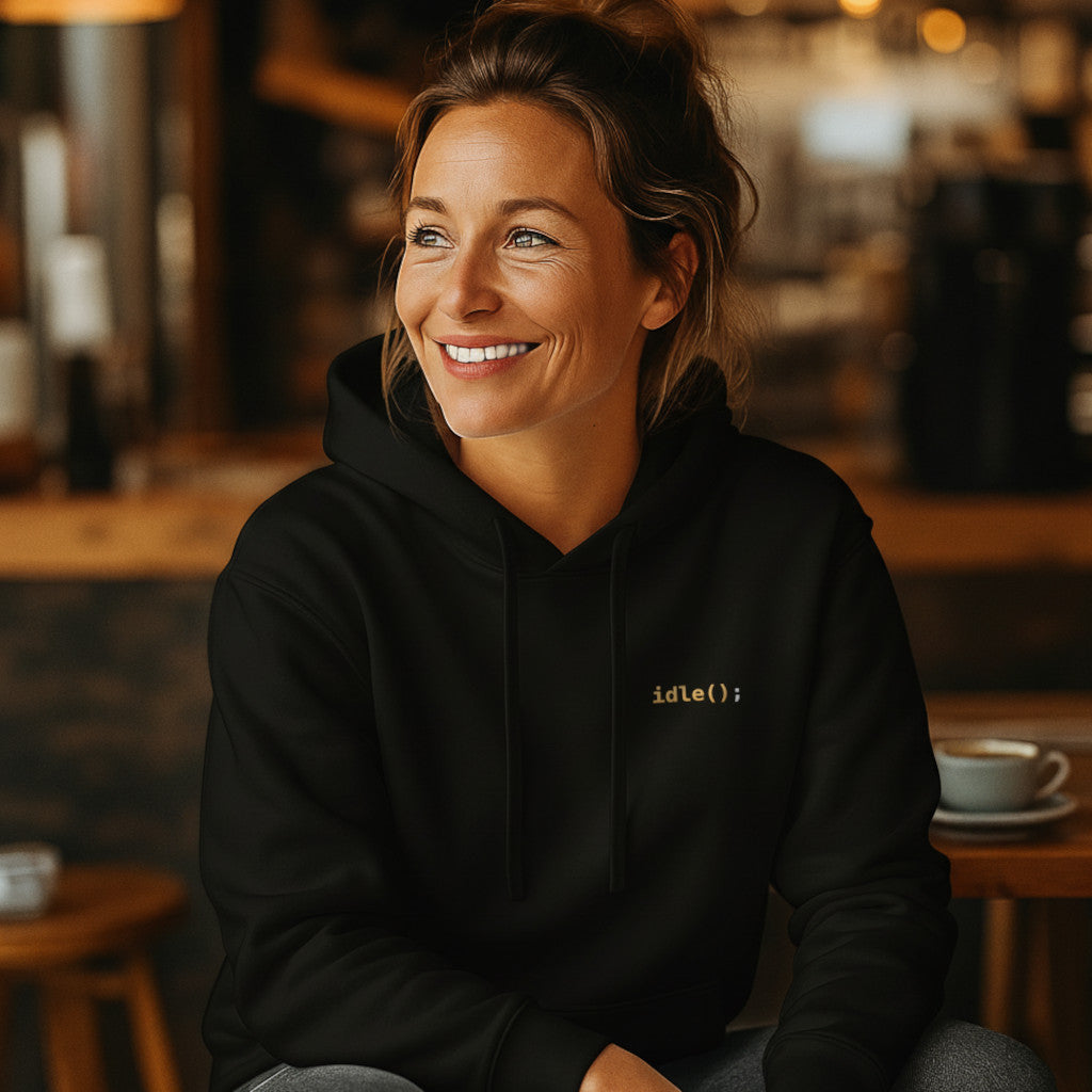 Idle Hoodie mit Stick