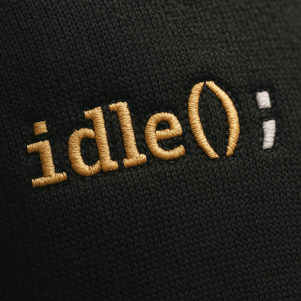 Idle Hoodie mit Stick
