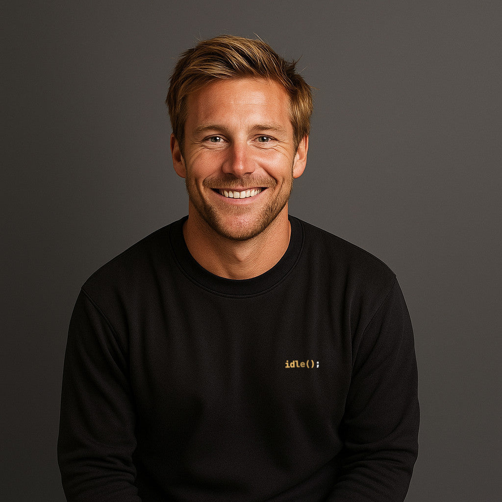 Idle Sweatshirt mit Stick