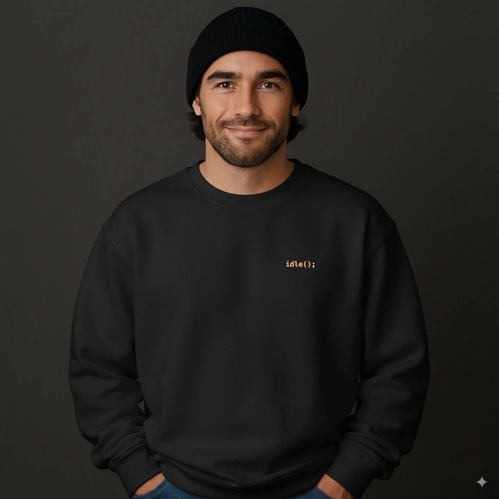 Idle Oversized Sweatshirt mit Stick