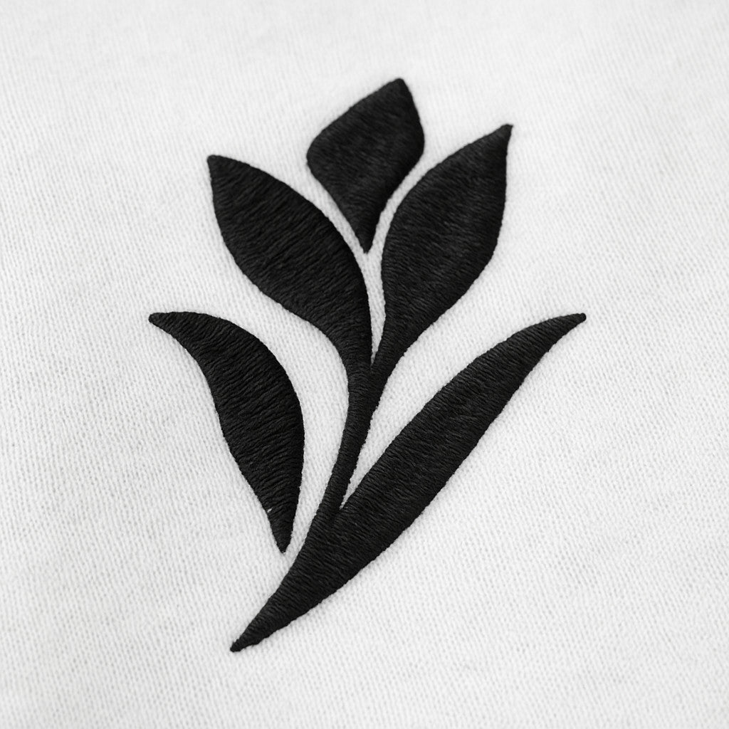 Noir Blossom Sweatshirt mit Stick