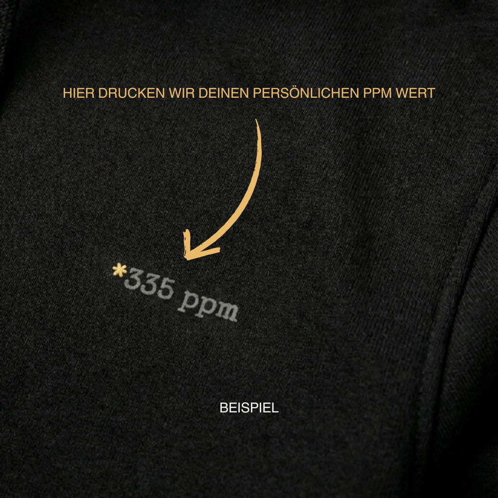 CO₂ ppm Shirt | Personalisiert