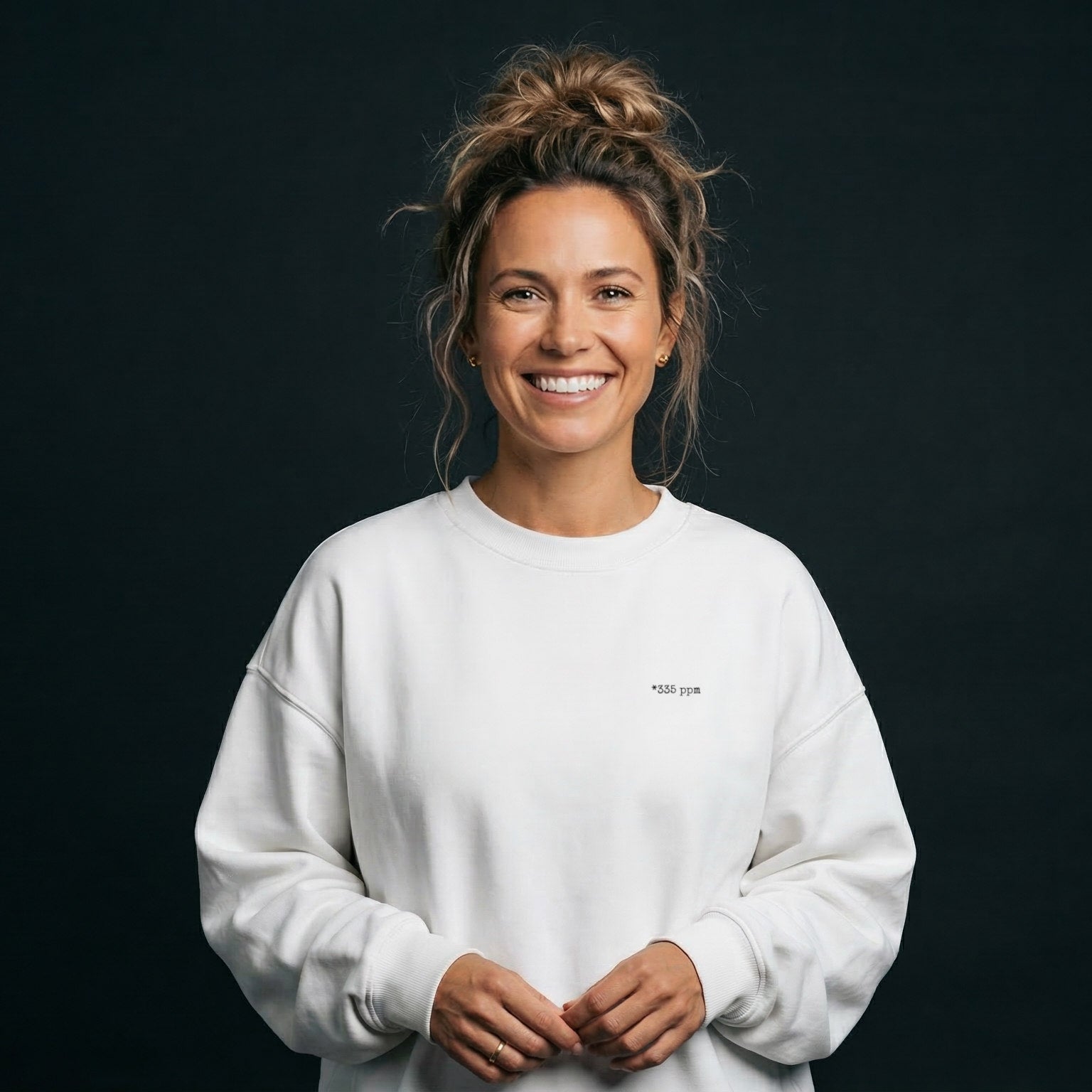 CO₂ ppm Oversized Sweatshirt | Personalisiert