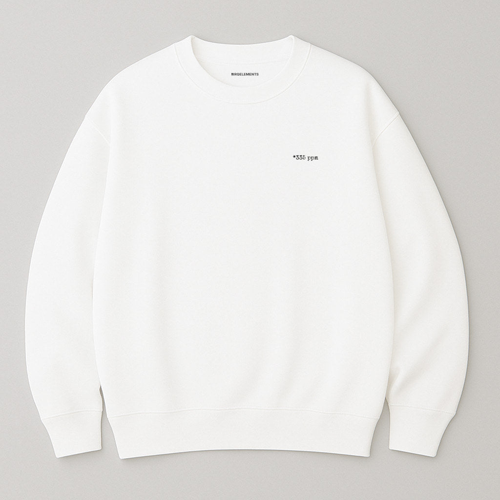 CO₂ ppm Oversized Sweatshirt | Personalisiert