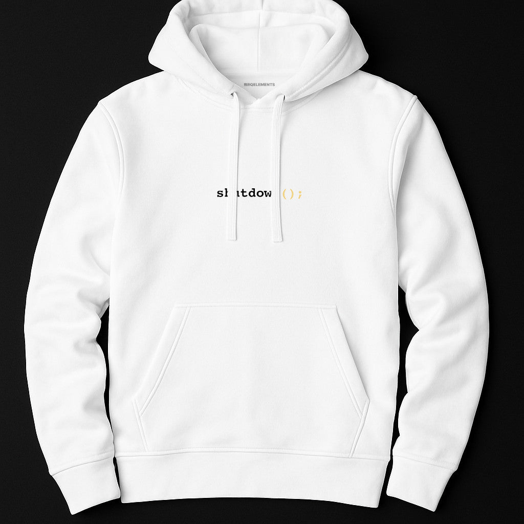 Shutdown Hoodie mit Stick