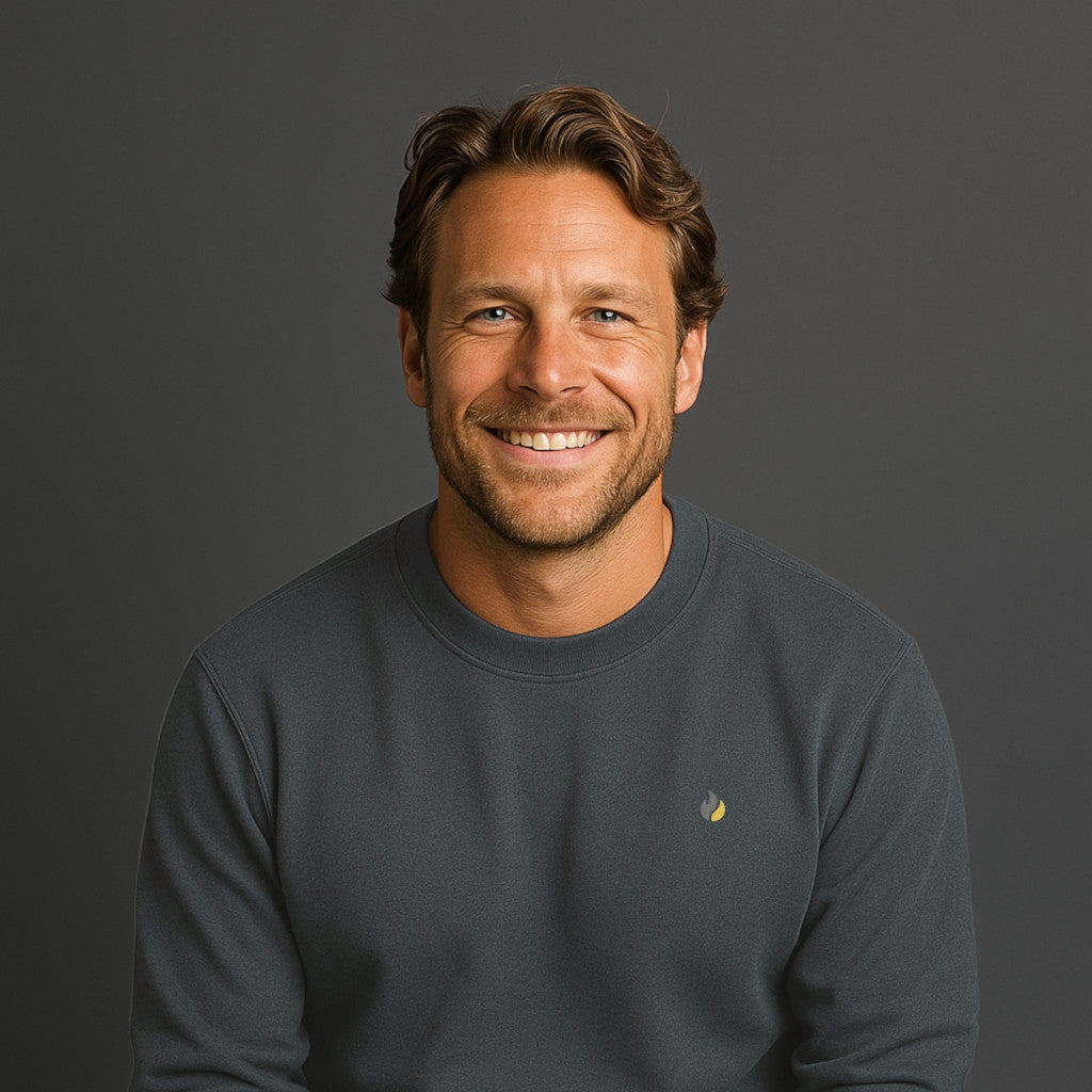 Silent Flame Sweatshirt mit Stick