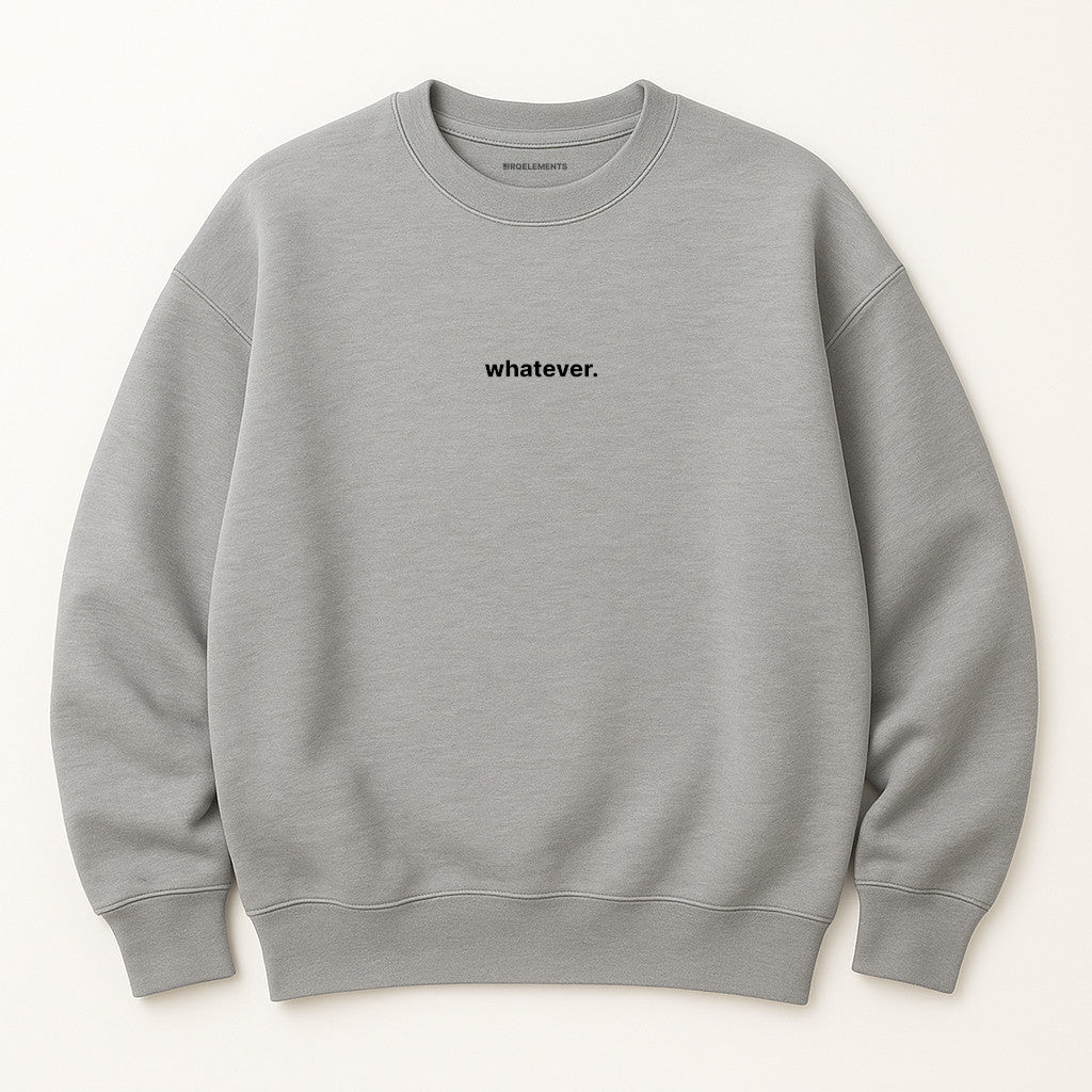 Whatever Oversized Sweatshirt mit Stick