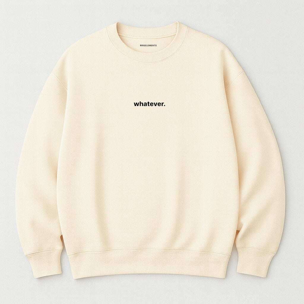 Whatever Oversized Sweatshirt mit Stick