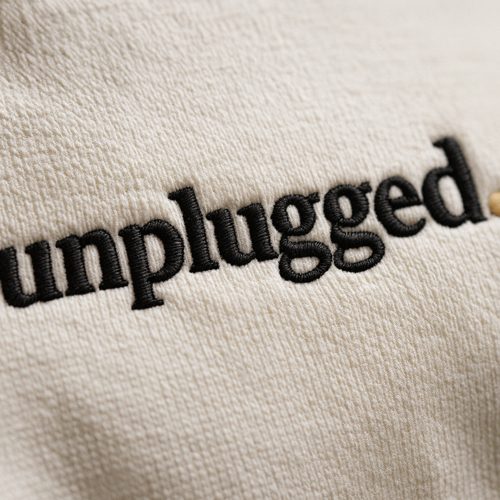 Unplugged Sweatshirt mit Stick