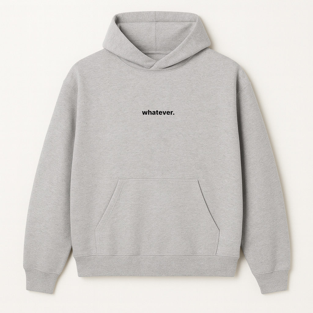 Whatever Hoodie Oversized mit Stick