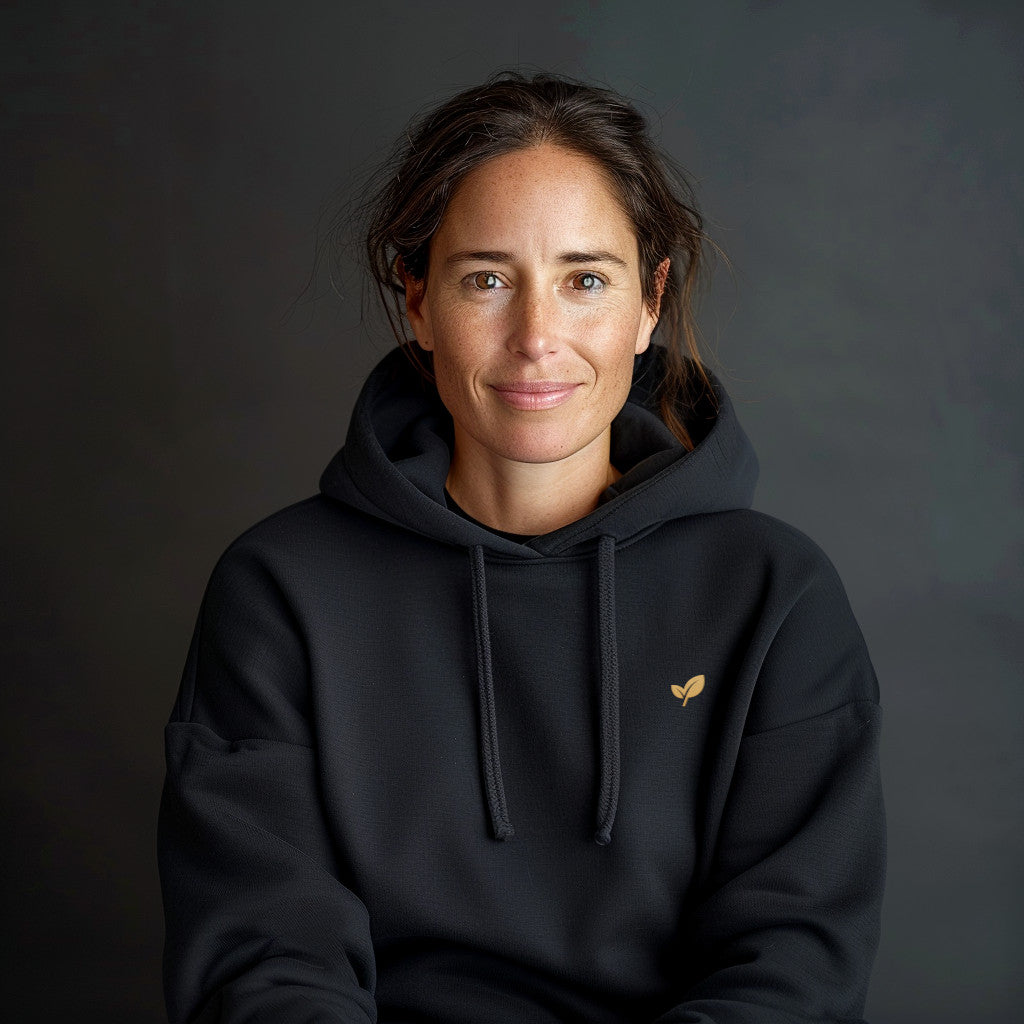 Silent Leaf Hoodie mit Stick