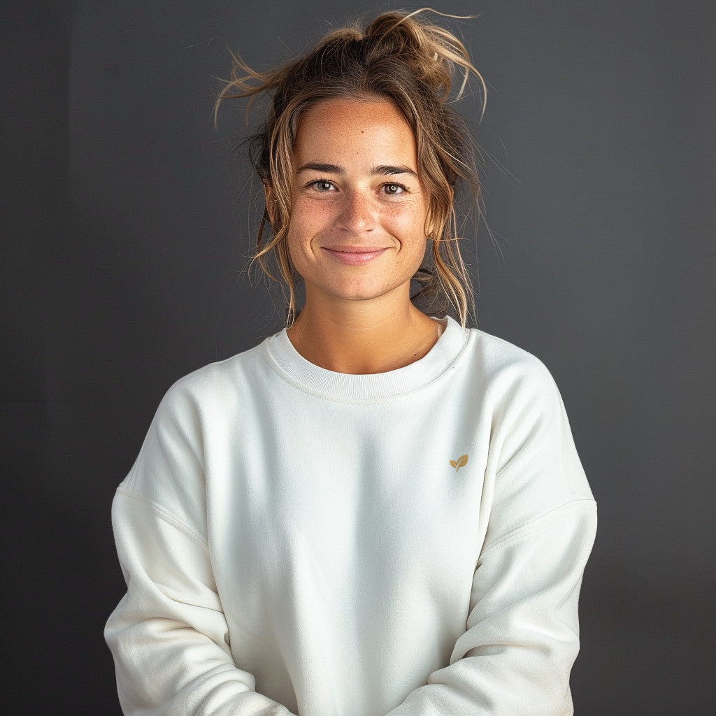 Silent Leaf Sweatshirt mit Stick