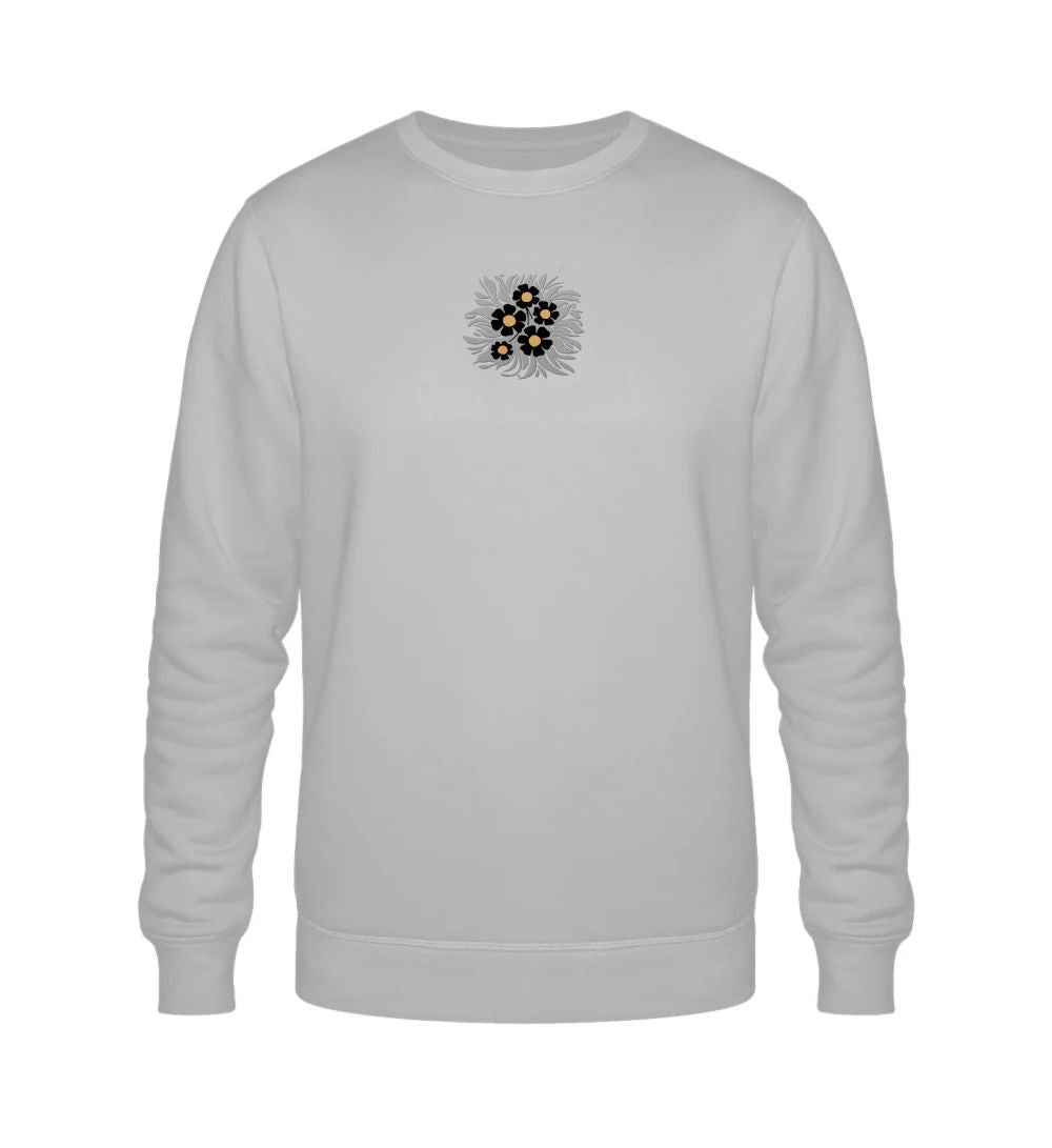 Flower Golden Sweatshirt mit Stick