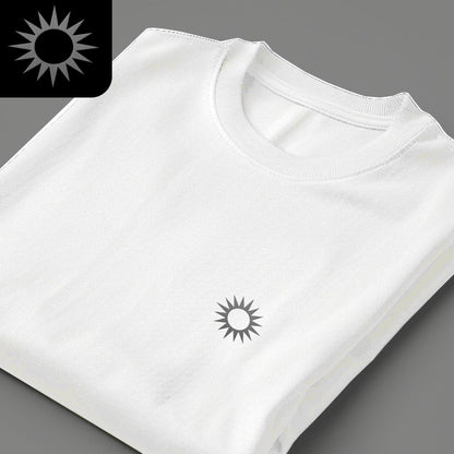 Minimalist Sun T-Shirt mit Stick