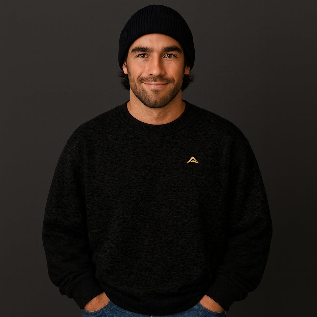 Auurépeak Oversized Sweatshirt mit Stick