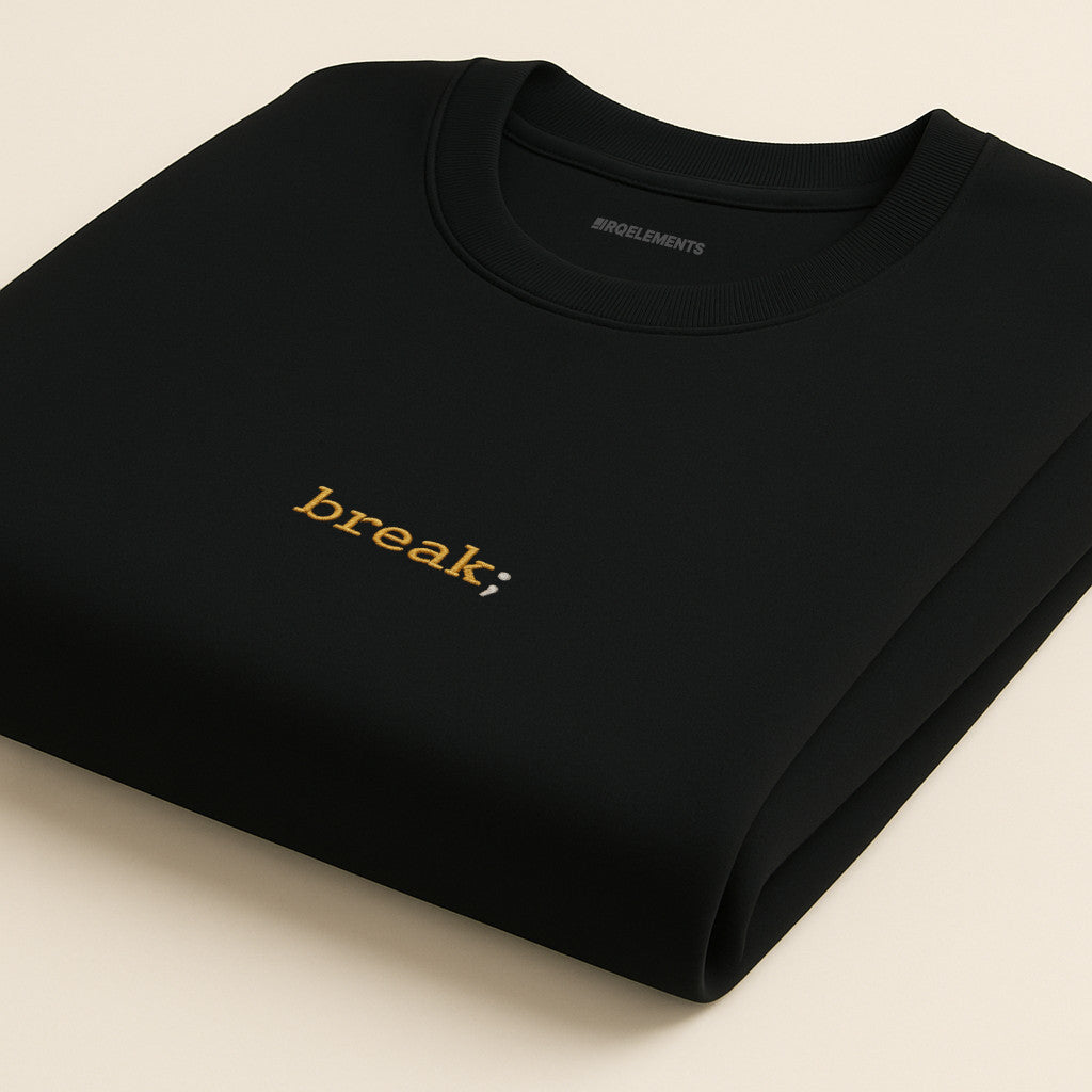 Break Sweatshirt mit Stick