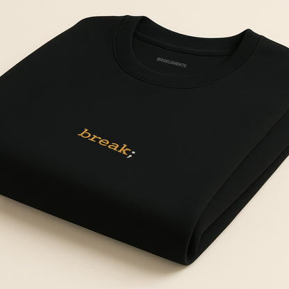Break Sweatshirt mit Stick