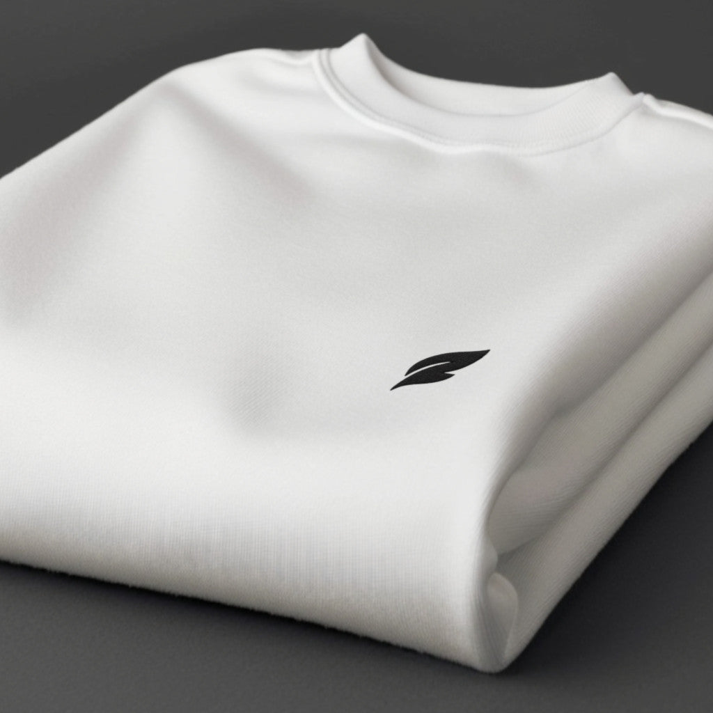 Feather Sweatshirt mit Stick