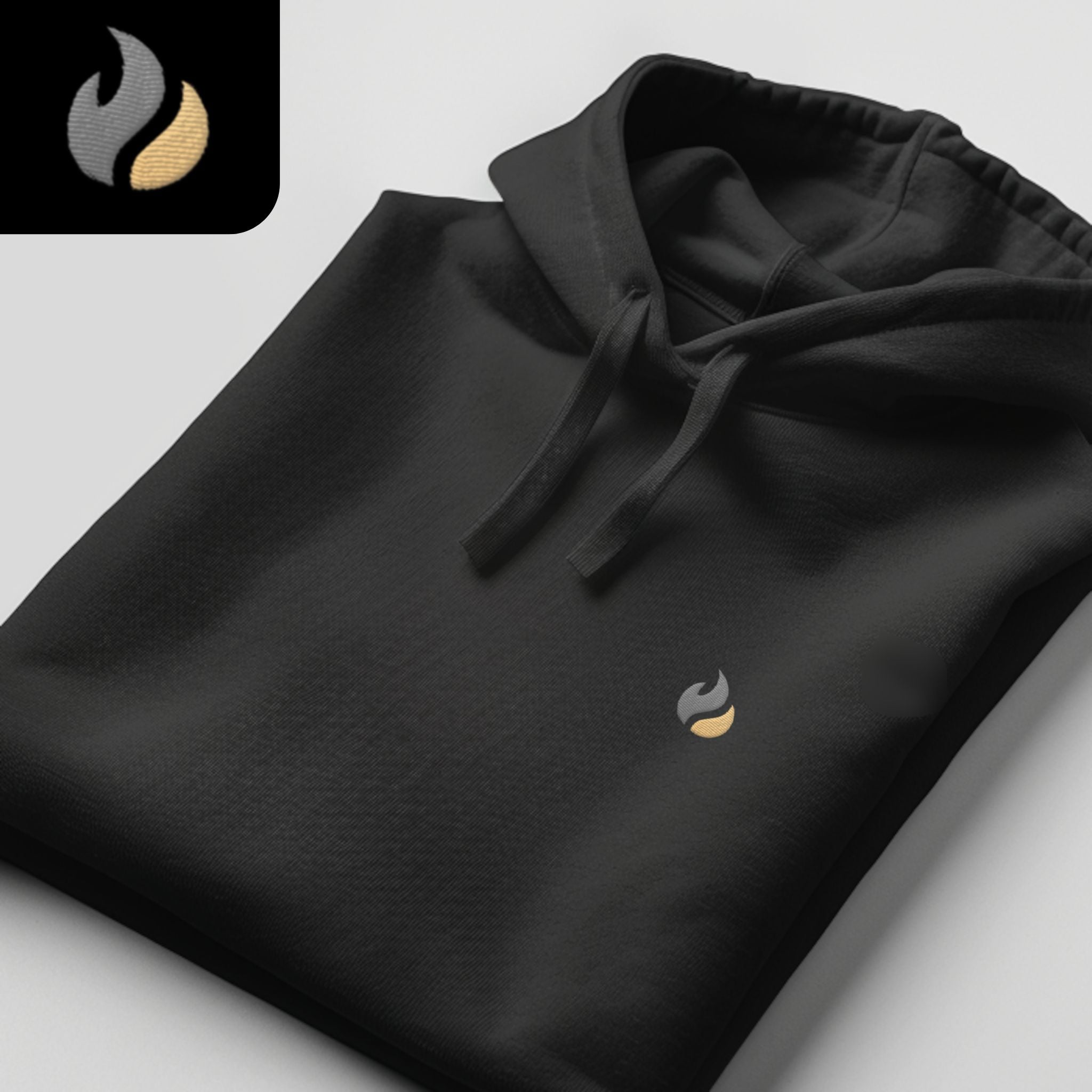 Silent Flame Hoodie mit Stick