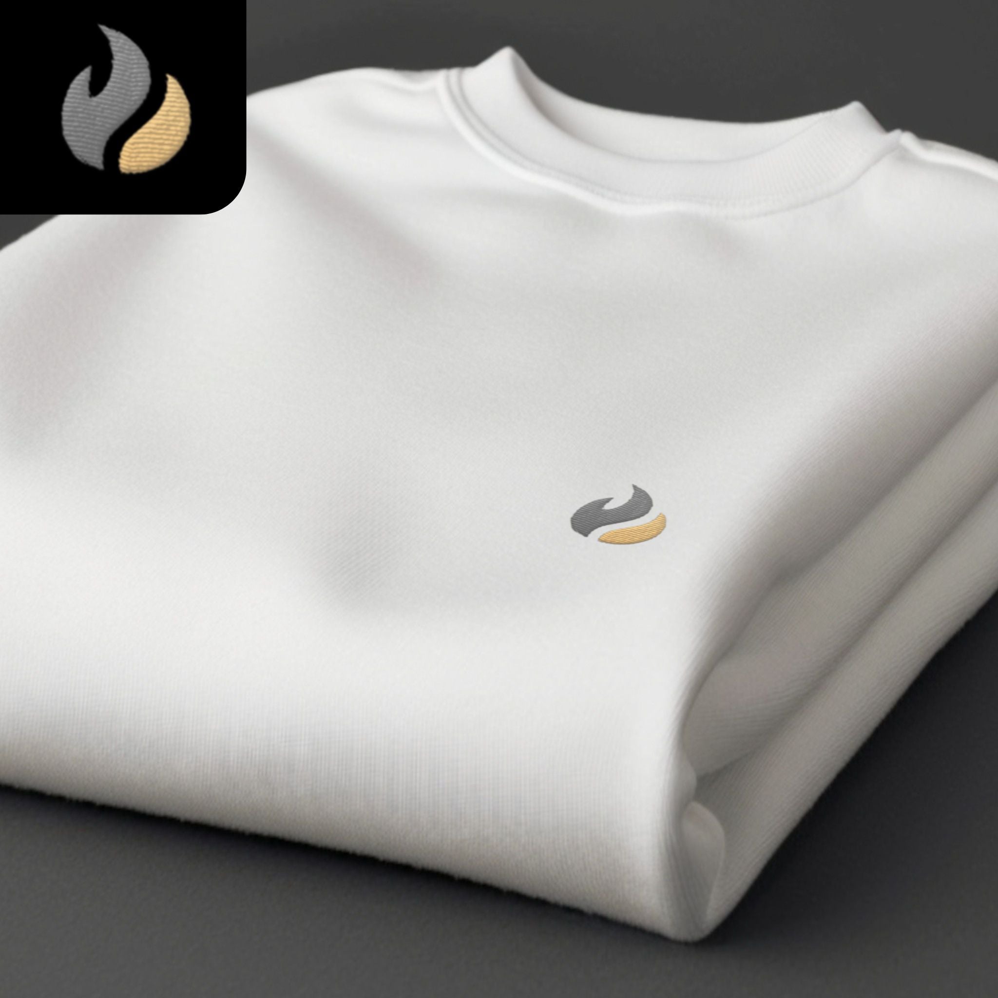 Silent Flame Sweatshirt mit Stick