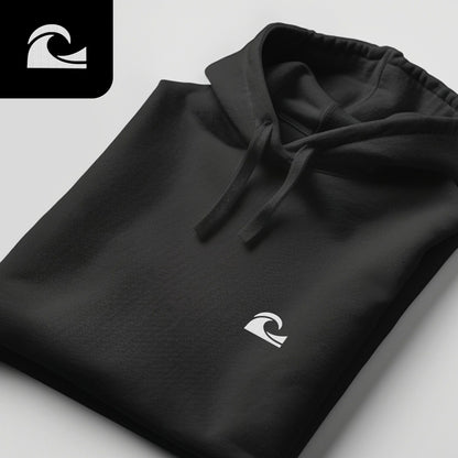 Minimalist Wave Hoodie mit Stick