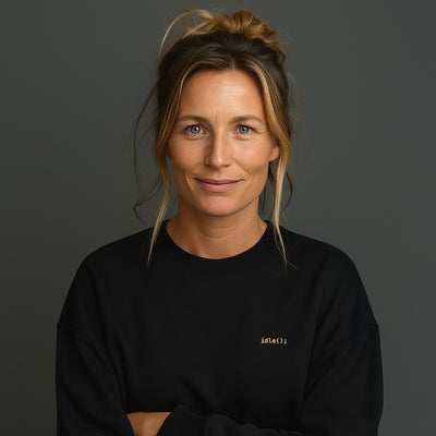 Idle Sweatshirt mit Stick