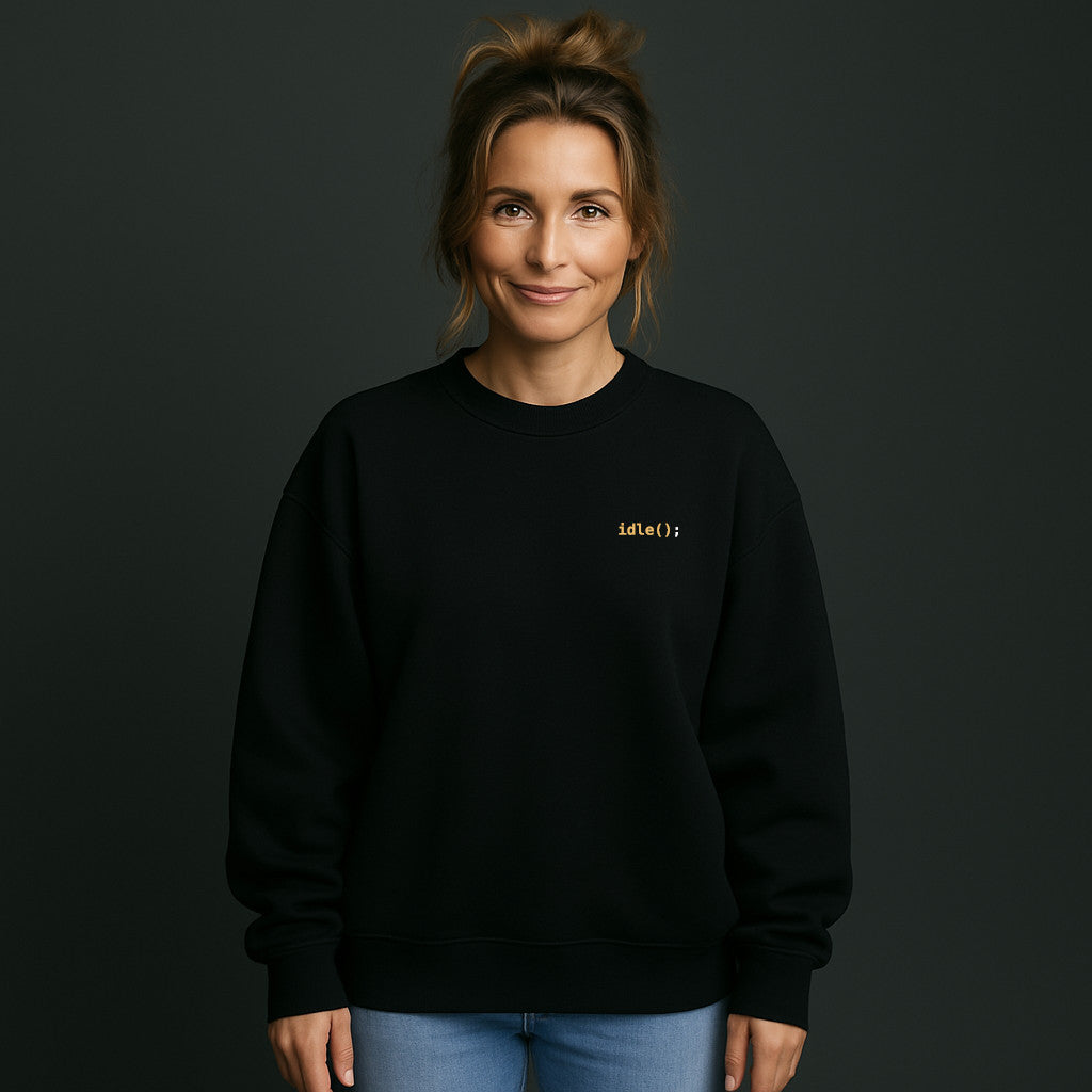 Idle Oversized Sweatshirt mit Stick