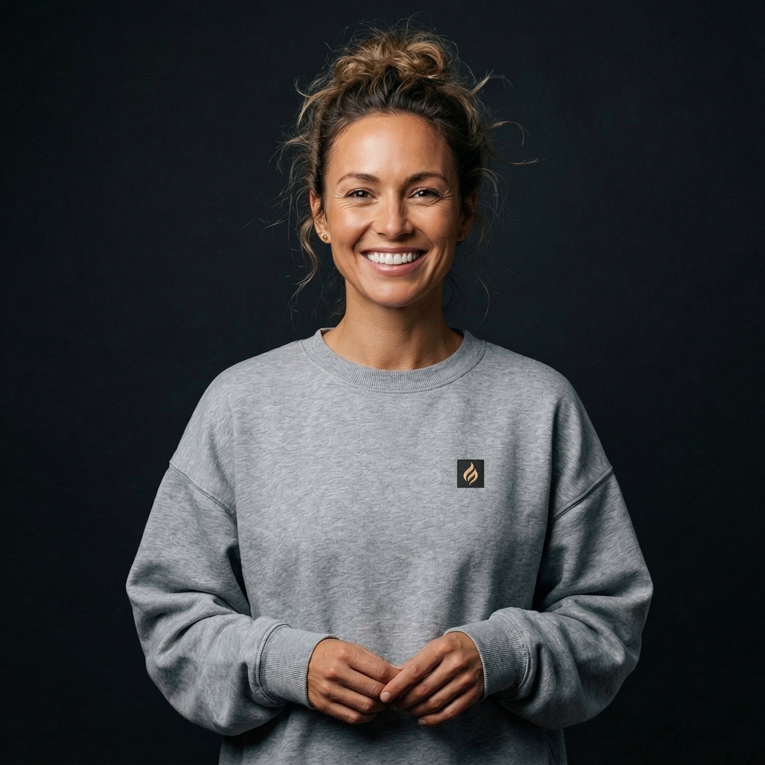 Igneraé Iconic Oversized Sweatshirt mit Stick