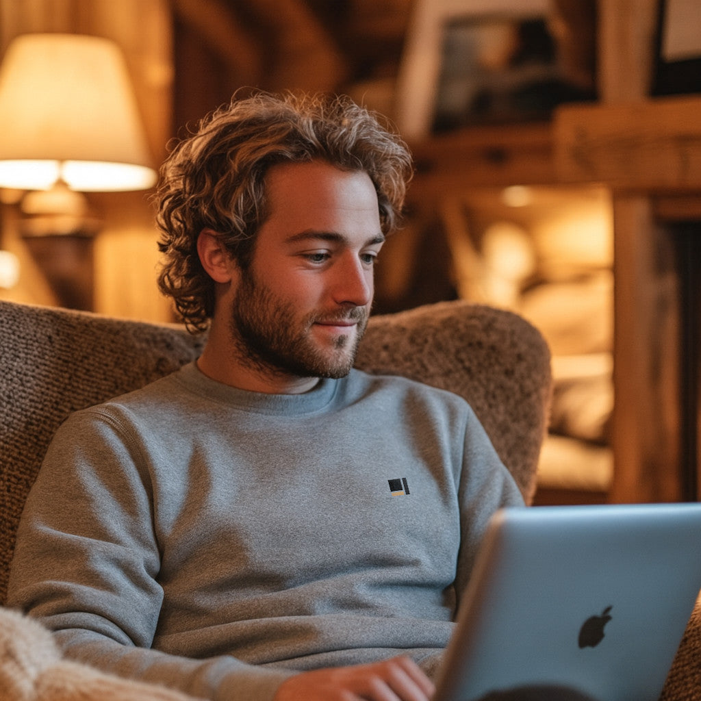 Brand Logo Sweatshirt mit Stick