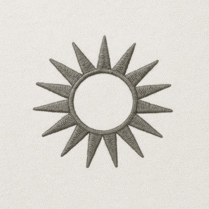 Minimalist Sun Sweatshirt mit Stick