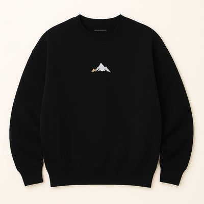 Mountain Golden Oversized Sweatshirt mit Stick