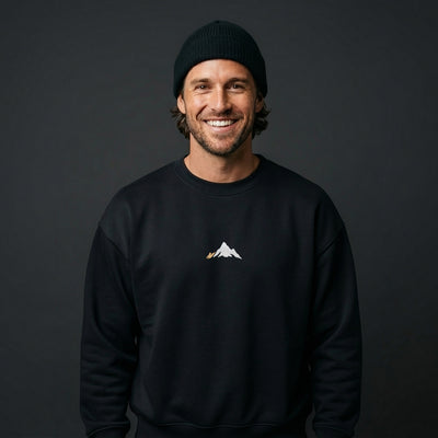 Mountain Golden Oversized Sweatshirt mit Stick
