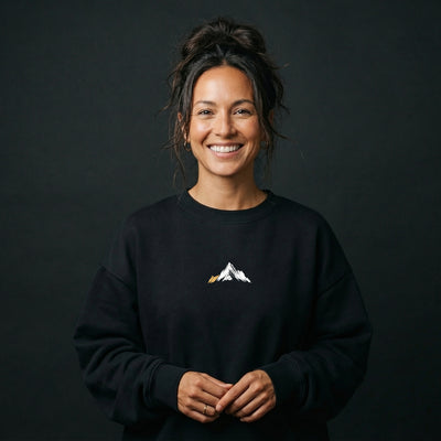 Mountain Golden Oversized Sweatshirt