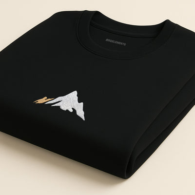 Mountain Golden Oversized Sweatshirt mit Stick