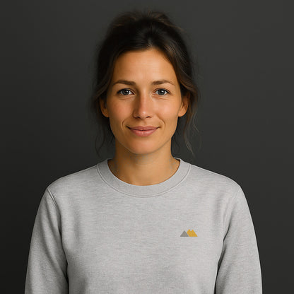 Mountains Silhouette Sweatshirt mit Stick
