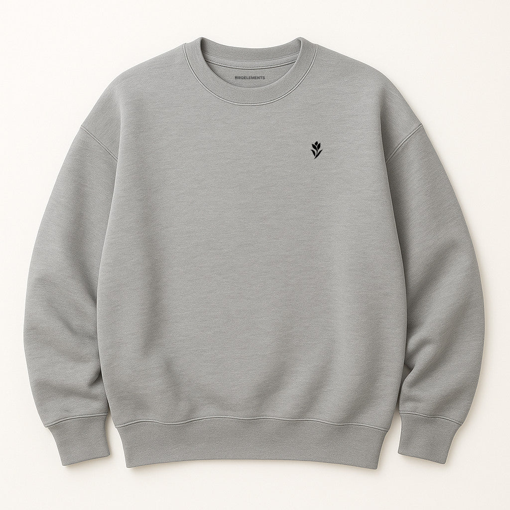 Noir Blossom Oversized Sweatshirt mit Stick