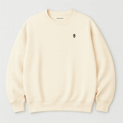 Noir Blossom Oversized Sweatshirt mit Stick