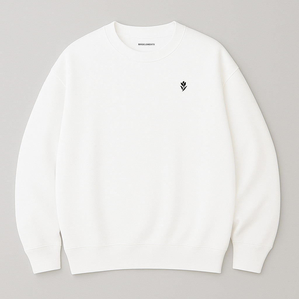 Noir Blossom Oversized Sweatshirt mit Stick