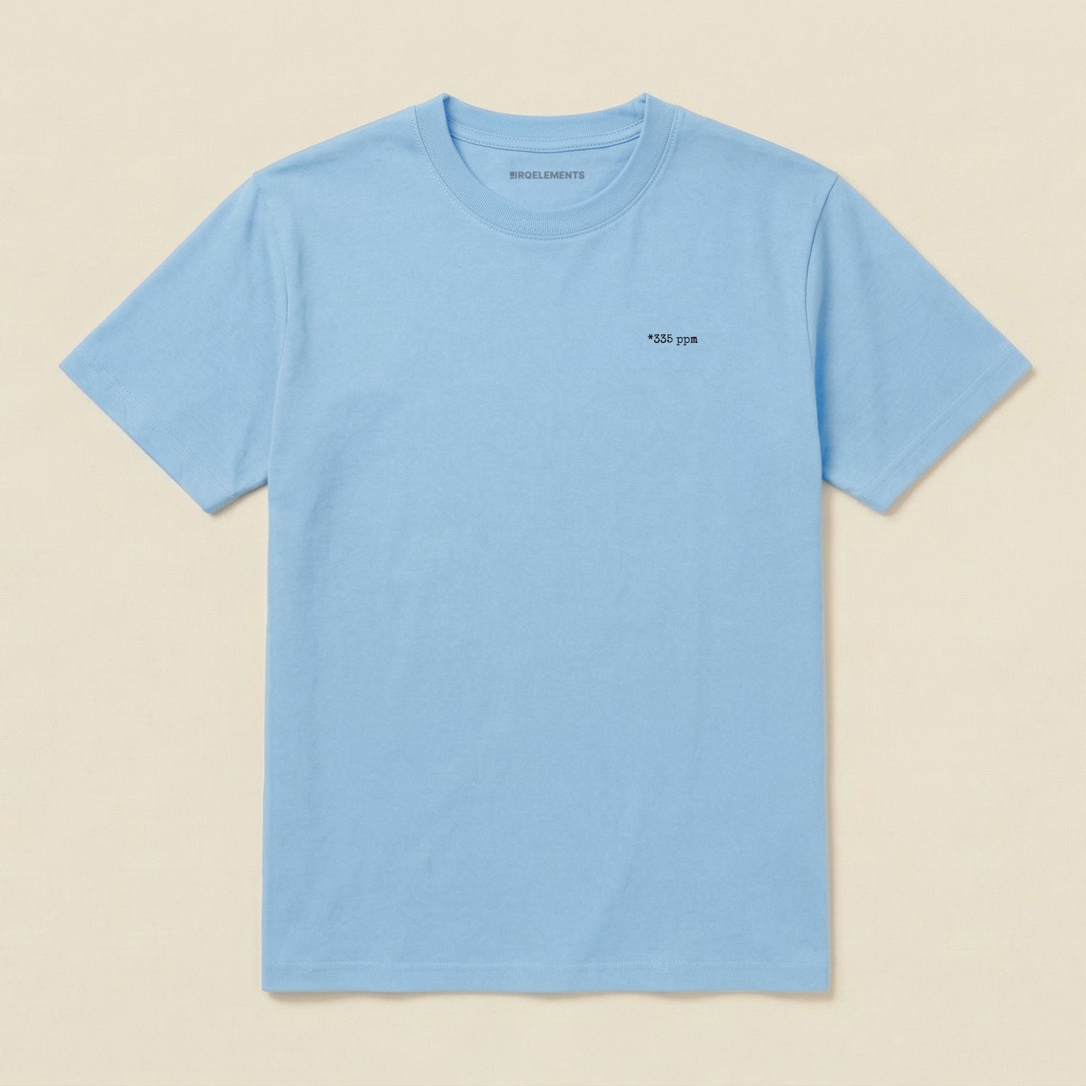 CO₂ ppm Shirt mit personalisiertem Print