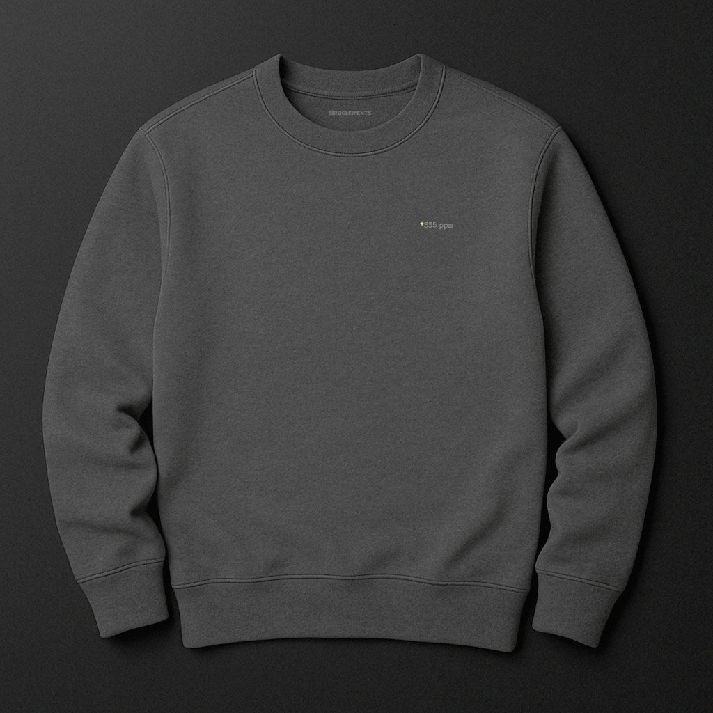 CO₂ ppm Sweatshirt mit personalisiertem Print