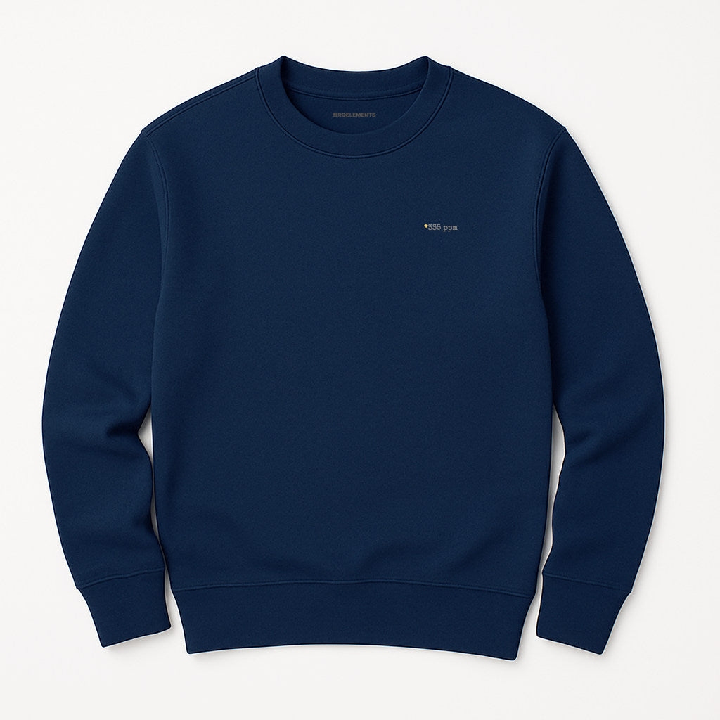 CO₂ ppm Sweatshirt mit personalisiertem Print
