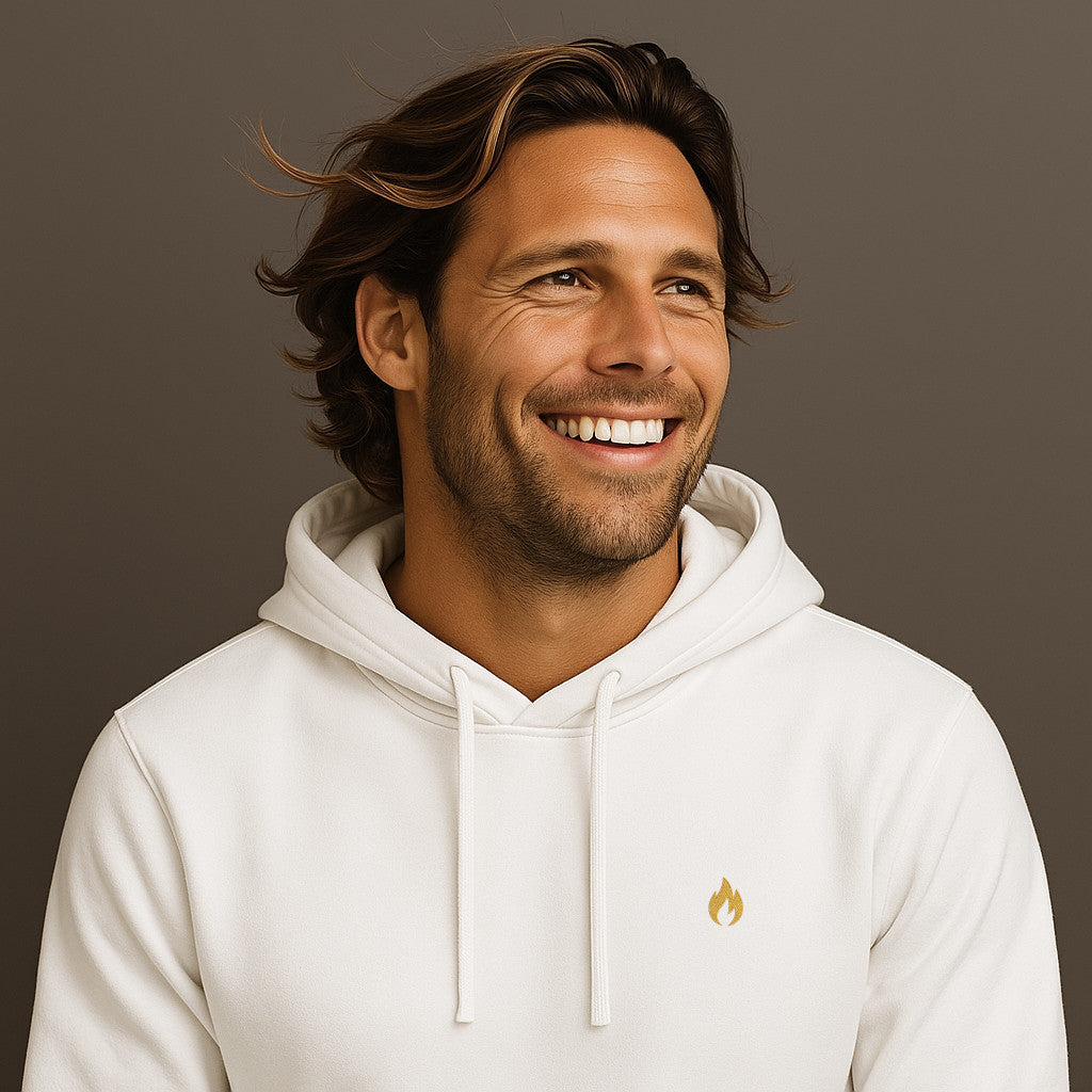 Quiet Fire Hoodie mit Stick