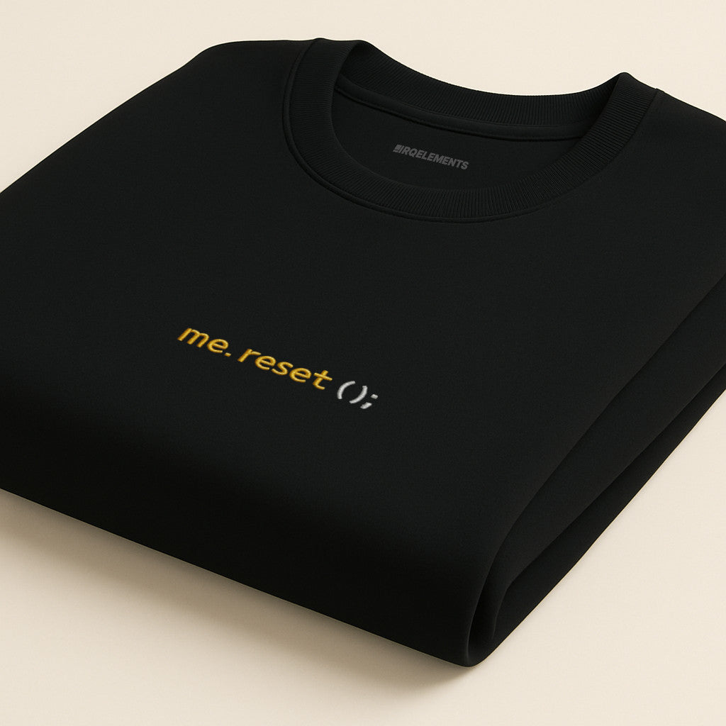 Reset Sweatshirt mit Stick