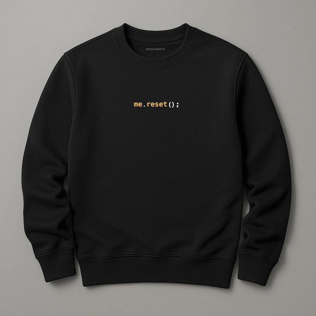 Reset Sweatshirt mit Stick