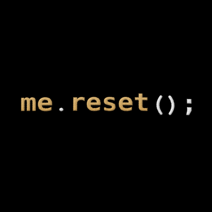 Reset Sweatshirt mit Stick