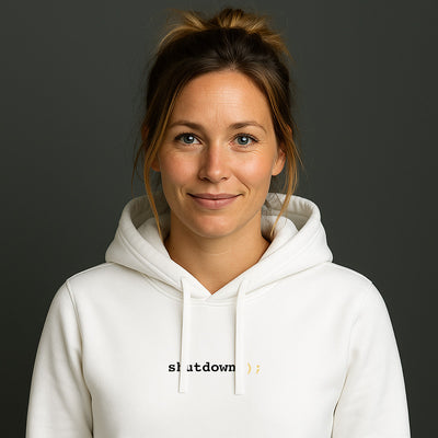 Shutdown Hoodie mit Stick