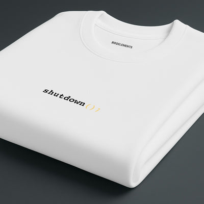 Shutdown Oversized Sweatshirt mit Stick