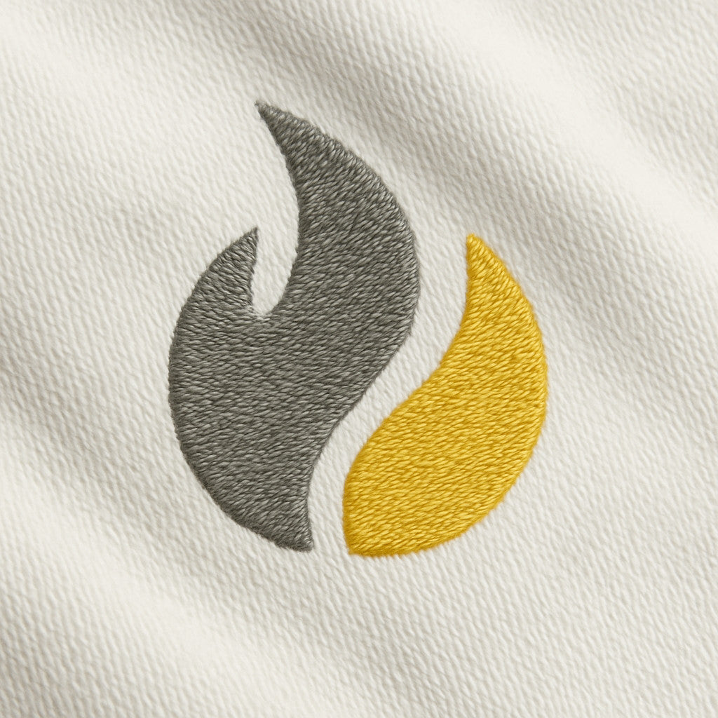 Silent Flame Sweatshirt mit Stick