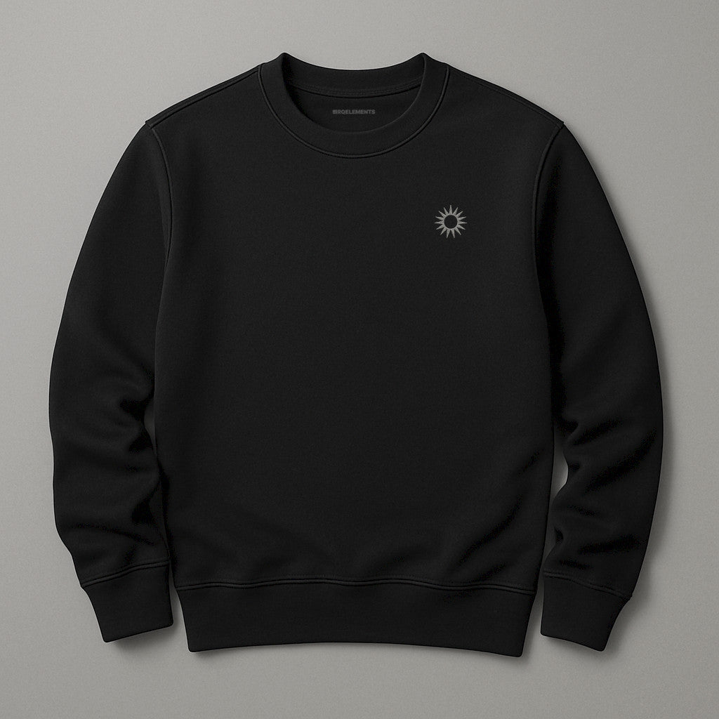 Minimalist Sun Sweatshirt mit Stick