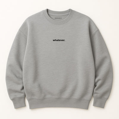 Whatever Oversized Sweatshirt mit Stick